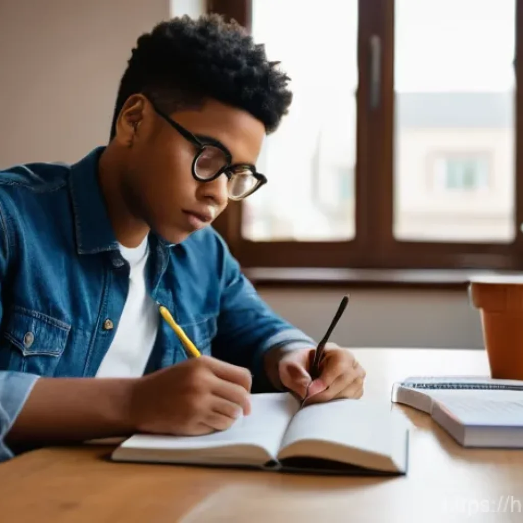 보험중개사 필기시험 및 실기시험 스케줄 관리 - **Prompt 1: Focused Exam Preparation** "A diverse young adult, looking focused and determined, s...
