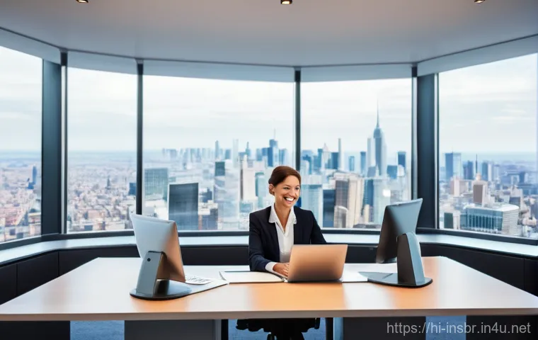 보험중개사와 해상보험의 실무 - **Prompt:** "A wise and supportive female insurance broker, in her late 40s, with a warm and confide...