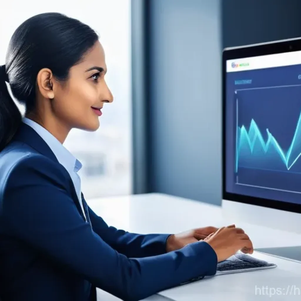 보험중개사로서의 지속적인 자기계발 - **Prompt 1: Leveraging AI and Data Analytics for Client Insights** "A confident Indian insurance...