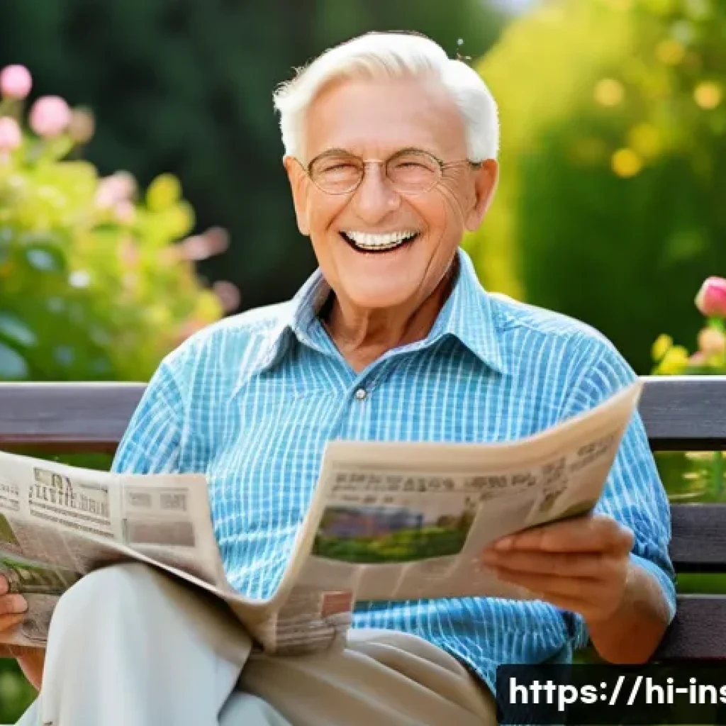 보험중개사와 연금보험의 관계 - **Prompt for financial security in old age:** "A vibrant and happy elderly couple, both dressed ...