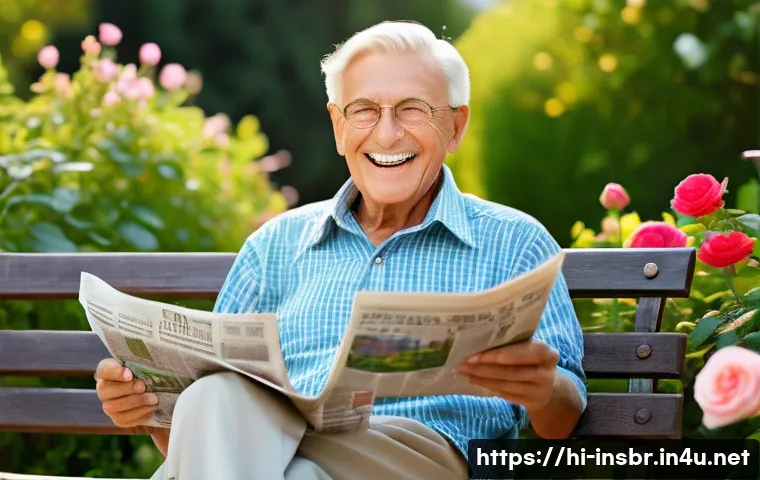 보험중개사와 연금보험의 관계 - **Prompt for financial security in old age:** "A vibrant and happy elderly couple, both dressed ...