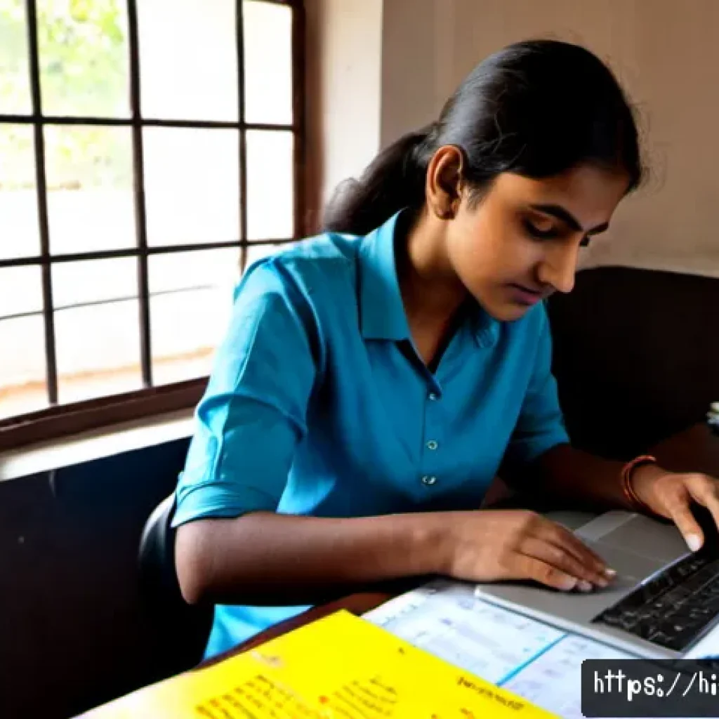 보험중개사 자격시험 모의고사 추천 - Photorealistic scene of a focused young Indian woman preparing for an insurance broker qualification...